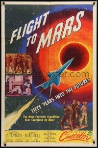 1f102 FLIGHT TO MARS 1sh 1951 the most fantastic expedition ever conceived by man in the future!