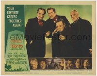 1f205 COMEDY OF TERRORS LC #8 1964 Vincent Price, Peter Lorre, Boris Karloff, Basil Rathbone c/u!