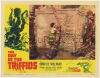 1f206 DAY OF THE TRIFFIDS LC #2 1962 pretty blind girl tries to escape from massive plant monster!