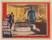 1f211 DAY THE EARTH STOOD STILL LC #2 1951 great image of Gort and Patricia Neal inside space ship!