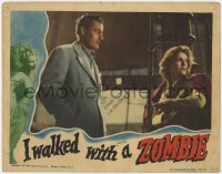 1f241 I WALKED WITH A ZOMBIE LC 1943 Tom Conway & Frances Dee on ship, Val Lewton & Tourneur!