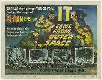 1f253 IT CAME FROM OUTER SPACE 3D TC 1953 Ray Bradbury sci-fi classic, thrills that almost touch you!