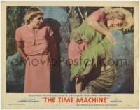 1f289 TIME MACHINE LC #3 1960 H.G. Wells, girl of the future Yvette Mimieux carried by Morlock!