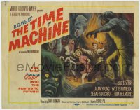 1f283 TIME MACHINE TC 1961 H.G. Wells, Rod Taylor, Yvette Mimieux, cool Reynold Brown sci-fi art!