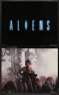 1f180 ALIENS 9 deluxe color 11x14 stills 1986 Cameron, Sigourney Weaver as Ripley, great scenes!