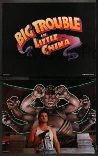 1f181 BIG TROUBLE IN LITTLE CHINA 9 deluxe color 11x14 stills 1986 Kurt Russel, Kim Cattrall, cool!