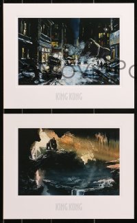1f024 KING KONG set of 4 limited edition art prints 2005 concept art for Peter Jackson's movie!