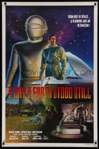 1g142 DAY THE EARTH STOOD STILL Kilian 1sh R1994 Robert Wise, different art by Robert Rodriguez!