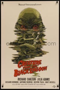 1g022 CREATURE FROM THE BLACK LAGOON signed #264/325 1st edition Mondo 24x36 art print 2012 by Francavilla!