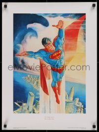 1g033 SUPERMAN signed #77/2500 limited edition 17x23 Canadian art print 1988 by artist Jose Lopez!