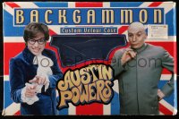 1h340 AUSTIN POWERS board game 2002 Mike Myers in the title role, Dr. Evil, backgammon set!