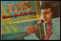 1h364 ELVIS PRESLEY board game 1978 cool cover art by Jack Gildea, he welcomes you to his world!