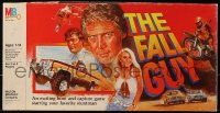 1h366 FALL GUY board game 1981 great art of sexy Heather Thomas, Lee Mjors, stuntman series!