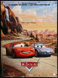 1h126 CARS DS French 1p 2006 Walt Disney animated automobile racing, romantic image!