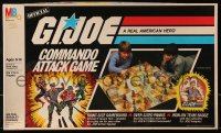 1h368 G.I. JOE board game 1985 A Real American Hero, Commando Attack Game!