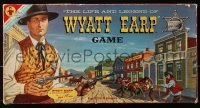 1h384 LIFE & LEGEND OF WYATT EARP board game 1958 cowboy western art of Hugh O'Brian in title role!