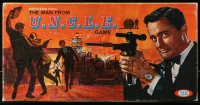 1h386 MAN FROM U.N.C.L.E. board game 1965 Robert Vaughn as Napoleon Solo, David McCallum as Illya!