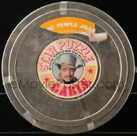 1h271 CLARK GABLE Star Puzzle 1969 great close-up image, with 16mm film canister container!