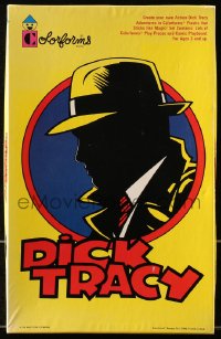 1h264 DICK TRACY Colorforms set 1990 Warren Beatty as Chester Gould's classic detective!