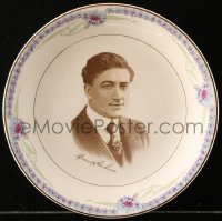 1h303 FRANCIS X BUSHMAN Star Players collector plate 1920s great portrait of the silent actor!