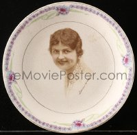 1h307 LILLIAN WALKER Star Players collector plate 1920s great portrait of the silent star!