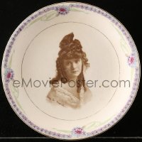 1h309 MAE MARSH Star Players collector plate 1920s great portrait of the silent star!