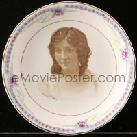 1h311 MARY FULLER Star Players collector plate 1920s great portrait of the silent star!