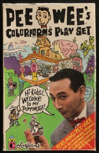 1h263 PEE-WEE'S PLAYHOUSE Colorforms playset 1987 Paul Rubens in the title role, still sealed!
