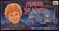 1h390 MURDER SHE WROTE board game 1985 different art of Angela Lansbury as Jessica Fletcher!