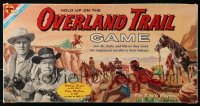 1h393 OVERLAND TRAIL board game 1960 cowboy western series starring William Bendix & McClure!
