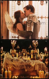 1h186 ROMEO & JULIET 2 color 16x20 stills 1996 Claire Danes, Leguizamo, modern Shakespeare remake!
