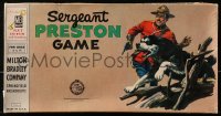 1h404 SERGEANT PRESTON OF THE YUKON board game 1956 RCMP Dick Simmons & Yukon King in Canada!