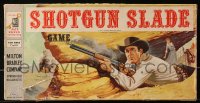 1h405 SHOTGUN SLADE board game 1960 great cover art of Scotty Brady aiming his rifle!