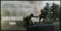 1h031 BAND OF BROTHERS tv poster 2001 great image of Damian Lewis & Donnie Wahlberg in WWII!