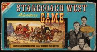 1h407 STAGECOACH WEST board game 1961 Richard Eyer, Robert Bray, Wayne Rogers of MASH!