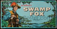 1h411 SWAMP FOX board game 1960 Disneyland TV and Parker Brothers, Leslie Nielsen in title role!