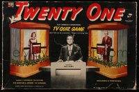 1h415 TWENTY-ONE board game 1955 TV that was the basis for the 1994 movie Quiz Show!