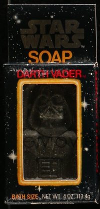 1h249 STAR WARS bath soap set 1981 George Lucas, soapy Darth Vader, Luke, Leia, Yoda!