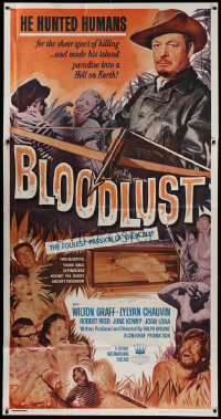 1j260 BLOODLUST 3sh 1961 he hunted humans for the sport of killing, Hell on Earth!