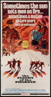 1j310 FLIGHT OF THE PHOENIX 3sh 1966 Robert Aldrich, James Stewart, Attenborough, Thurston art!