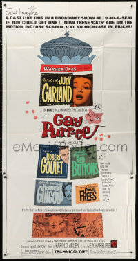 1j314 GAY PURR-EE 3sh 1962 Judy Garland, Robert Goulet, Red Buttons, cartoon cats!