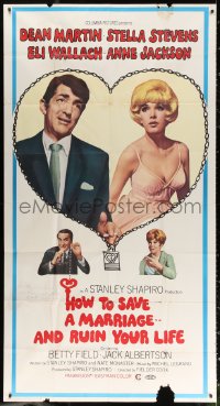 1j332 HOW TO SAVE A MARRIAGE 3sh 1968 Dean Martin, Stella Stevens, Eli Wallach, Anne Jackson