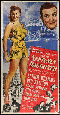 1j389 NEPTUNE'S DAUGHTER 3sh 1949 full-length sexy swimmer Esther Williams, Skelton, ultra rare!