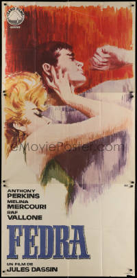 1j038 PHAEDRA Spanish 3sh 1963 Jano art of sexy Melina Mercouri & Anthony Perkins, Jules Dassin