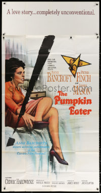 1j422 PUMPKIN EATER 3sh 1964 Anne Bancroft in bed, a love story... completely unconventional!