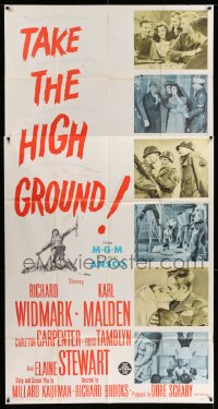 1j460 TAKE THE HIGH GROUND 3sh 1953 Korean War soldiers Richard Widmark & Karl Malden!
