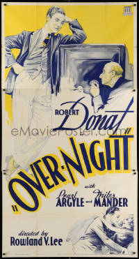 1j467 THAT NIGHT IN LONDON 3sh 1934 bank clerk Robert Donat embezzles money, Over-Night, very rare!