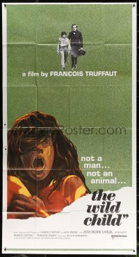1j497 WILD CHILD int'l 3sh 1970 Francois Truffaut's classic L'Enfant Sauvage, not a man or animal!