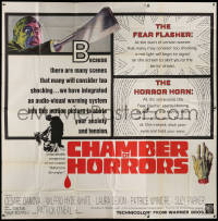1j138 CHAMBER OF HORRORS 6sh 1966 the horror horn & fear flasher tell you to shut your eyes!