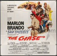 1j139 CHASE 6sh 1966 Marlon Brando, Jane Fonda, Robert Redford, directed by Arthur Penn!